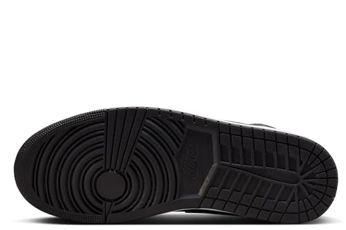 Jordan 1 Mid Black/Metallic Gold-White