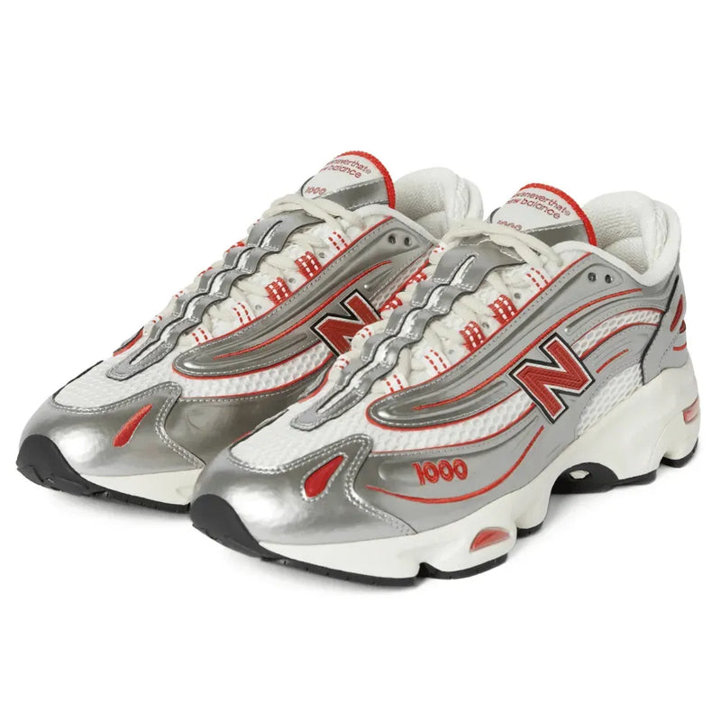 thisisneverthat x New Balance 1000 Metallic Silver Red