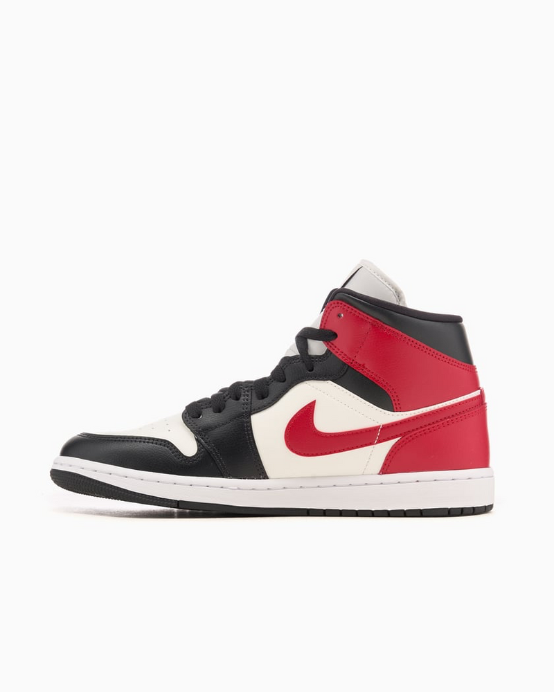 Air Jordan 1 Mid "Gym Red Off Noir
