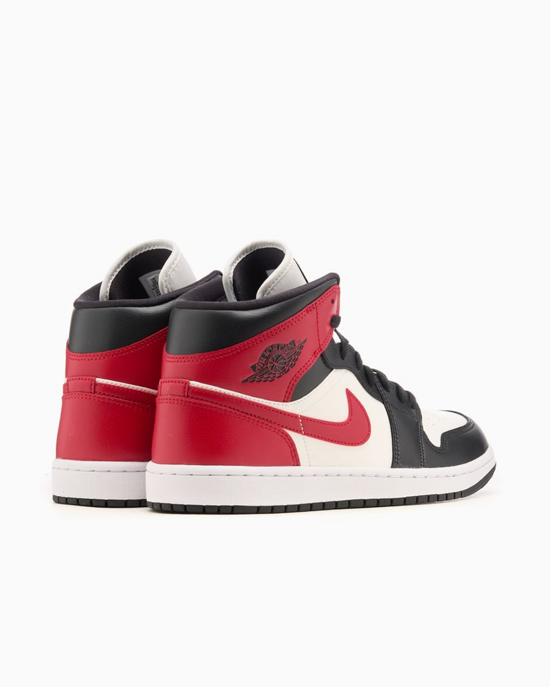 Air Jordan 1 Mid "Gym Red Off Noir