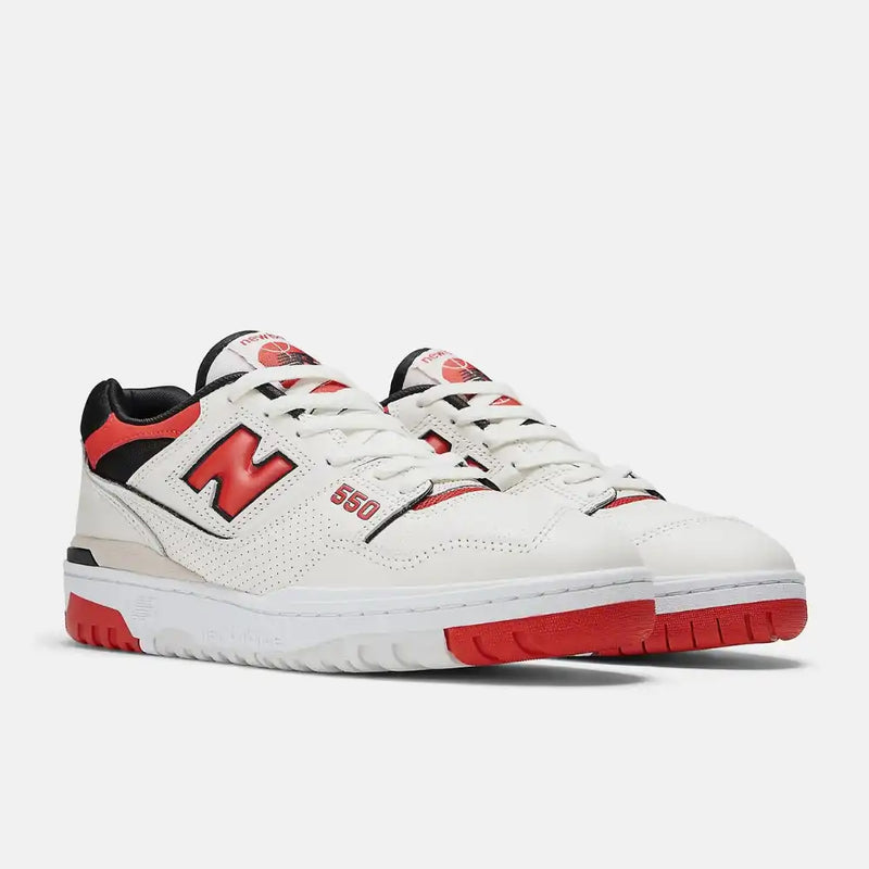 New Balance 550 Sea Salt True Red