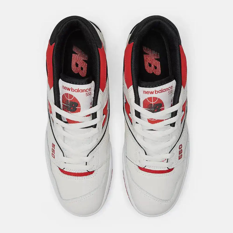 New Balance 550 Sea Salt True Red