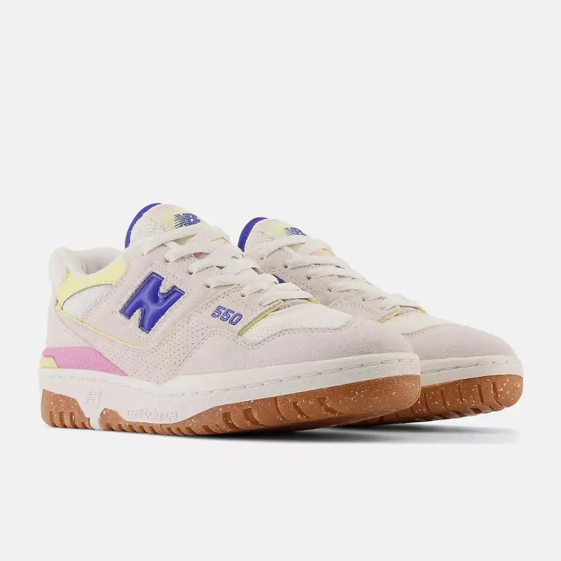 New Balance 550 Sea Salt Marine Blue Maize