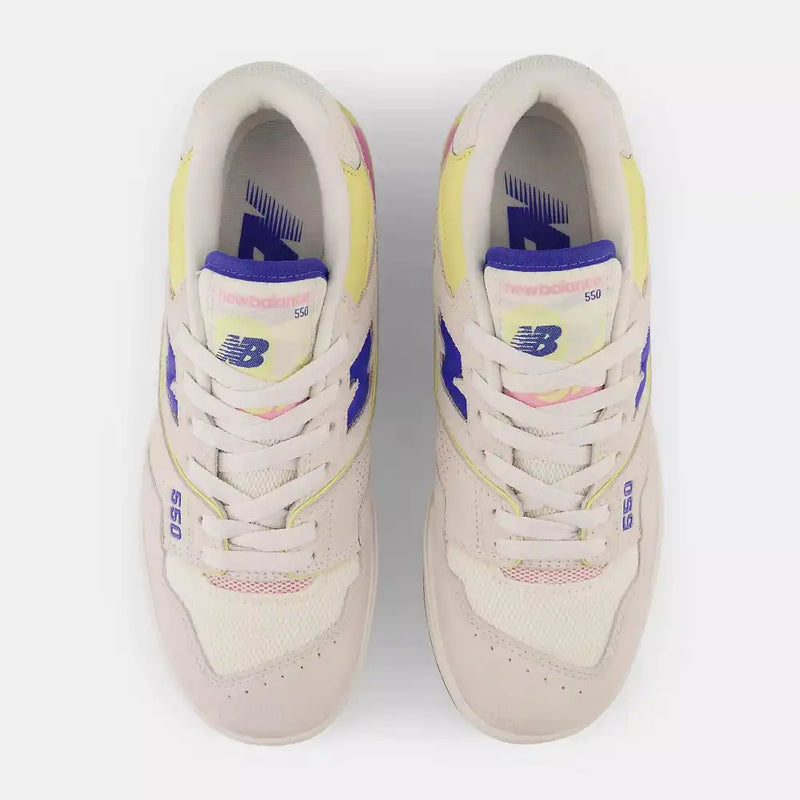 New Balance 550 Sea Salt Marine Blue Maize