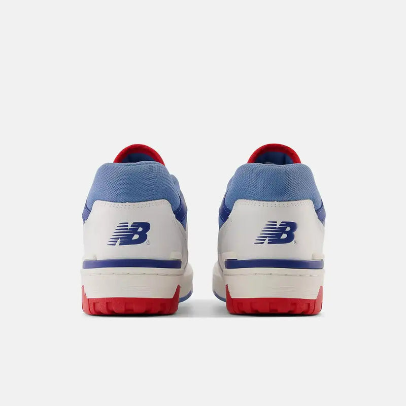New Balance 550 White True Red Atlantic Blue
