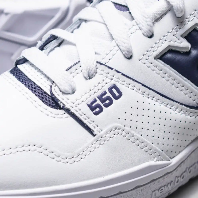 New Balance 550 White Purple