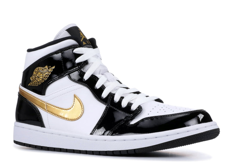 Air Jordan 1 Mid SE 'Patent Metallic Gold