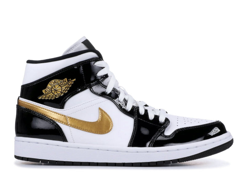 Air Jordan 1 Mid SE 'Patent Metallic Gold